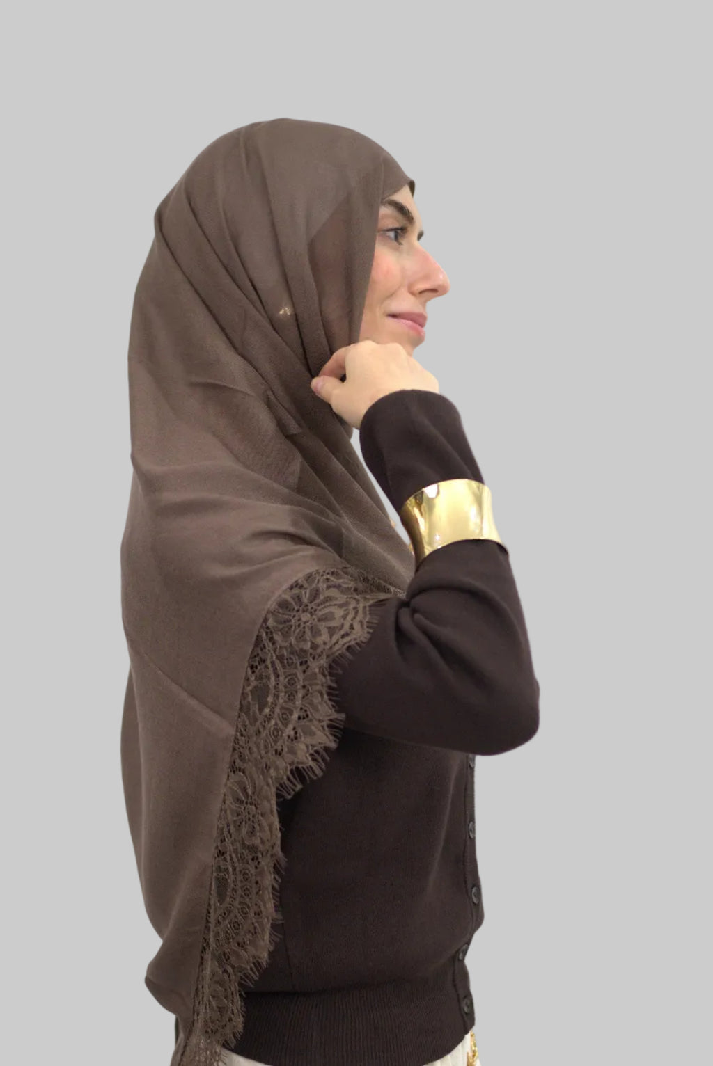 Brown Lace Modal