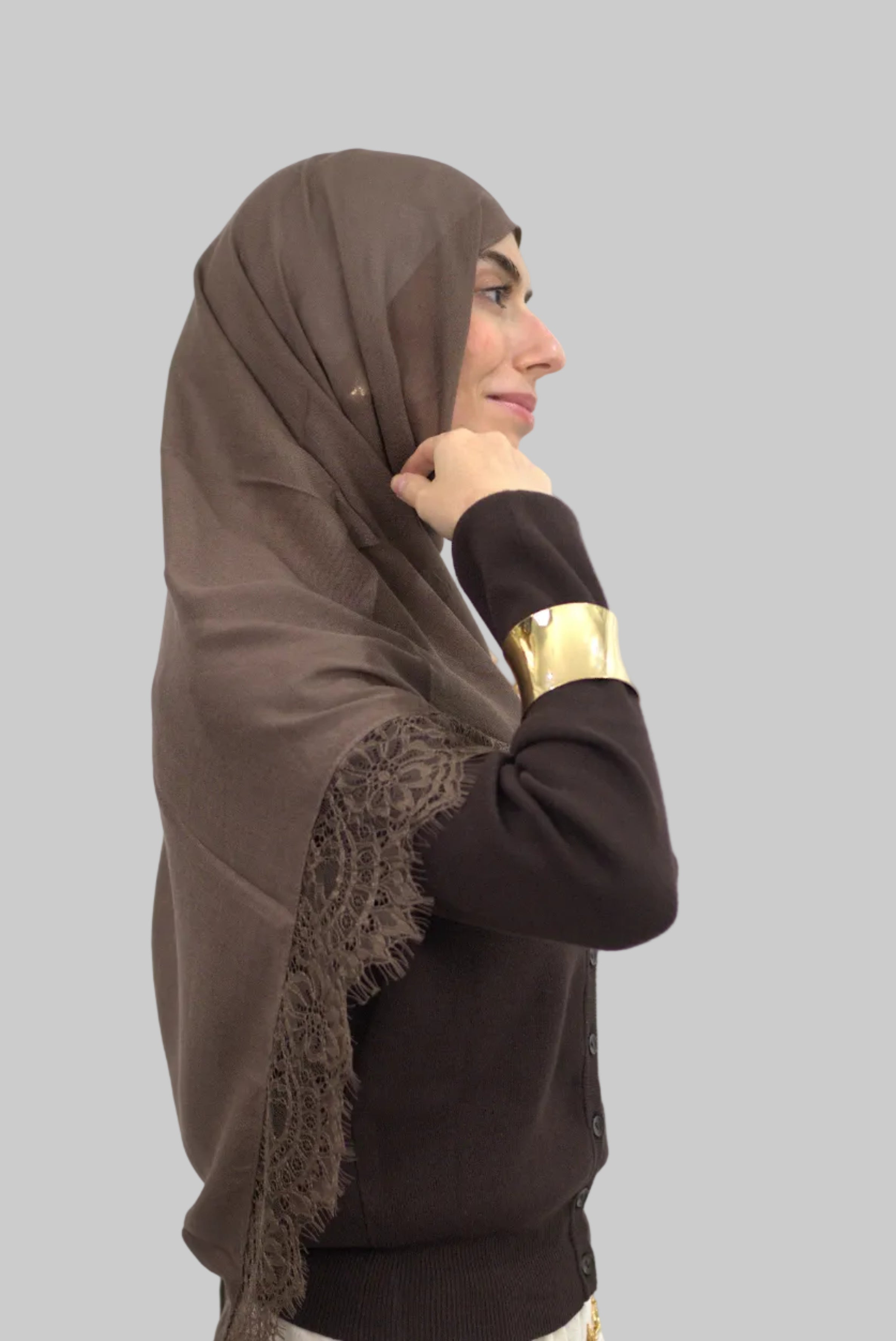 Brown Lace Modal