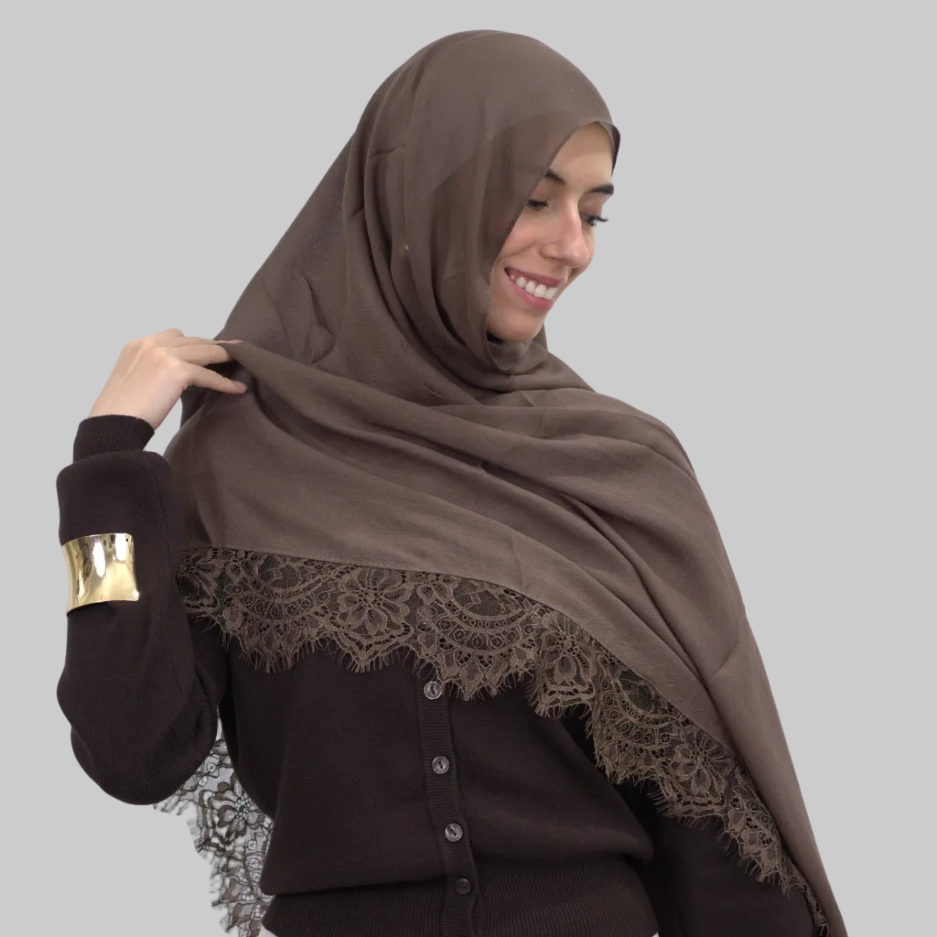 Brown Lace Modal