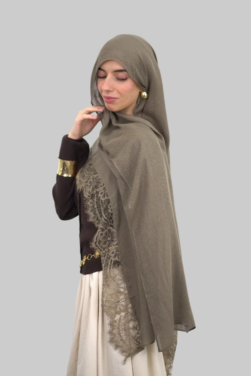 Olive Lace Modal