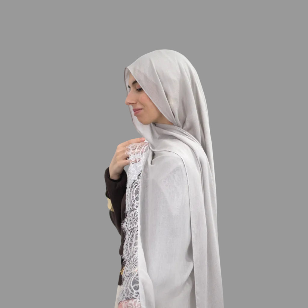 Grey Lace Modal